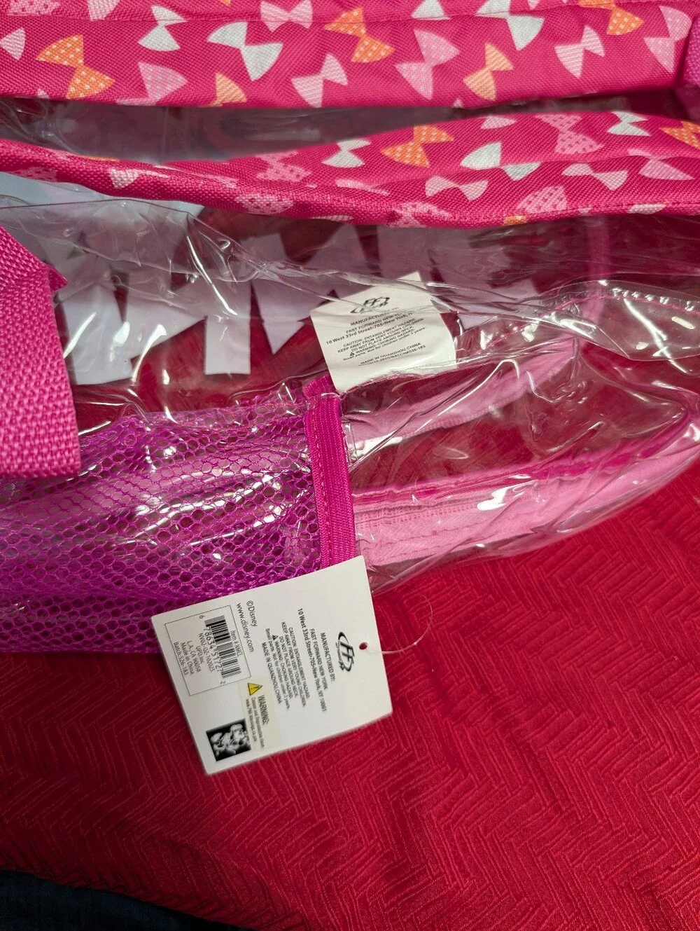 Fast Forward clear backpack